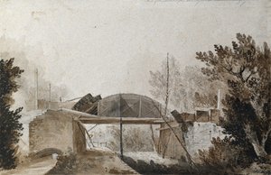 Arco della ferrovia di Southampton sopra Chelsea Road da Unknown artist