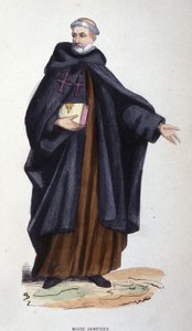 Monaco armeno. Incisione da un album sugli ordini religiosi, Parigi da Unknown artist