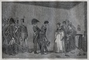 Arresto della duchessa di Berry (1798-1870 Marie-Caroline de Bourbon-Sicile) a Nantes il 7 novembre
