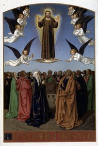 Ascensione di Cristo (Angeli, Giuseppe, la Vergine), s.d. da documento del XVI secolo da Unknown artist