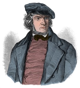 August Heinrich Hoffmann (Hoffmann von Fallersleben) da Unknown artist