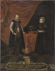 Ritratto di Augusto, Elettore di Sassonia e Anna di Danimarca, Elettrice di Sassonia