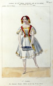 La ballerina austriaca Fanny Elssler (1810-1884) nel balletto 