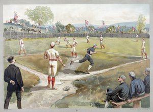Partita di baseball da Unknown artist