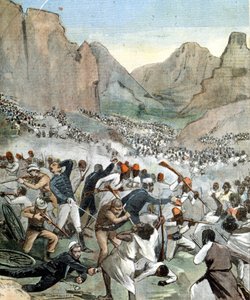 Battaglia di Adua tra Italia ed Etiopia da Unknown artist