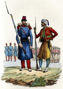 Battaglione della Legione Straniera formato e inviato in Algeria nel 1831; battaglione di cavalieri indigeni, formato e inviato in Algeria nel 1841. In "Storia d