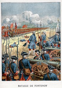 Battaglia di Fontenoy da Unknown artist