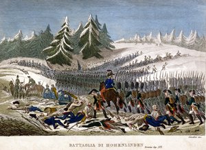 Battaglia di Hohenlinden del 3 dicembre da Unknown artist
