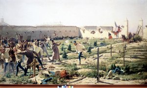 Battaglia di Solferino, Lombardia, opposta agli eserciti franco-sardi e austriaci il 24 giugno 1859. Museo del Risorgimento. Milano da Unknown artist