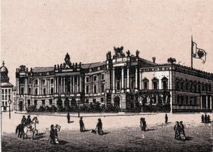 Berlino, Germania: vista del Palazzo Imperiale. in 