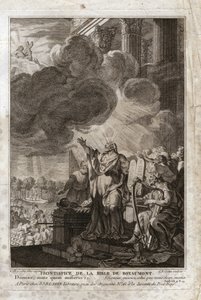 Bibbia di Royaumont, Antico Testamento: Mosè che si rivolge a Dio (