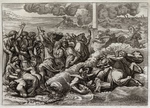 Bibbia di Royaumont, Antico Testamento: Il Faraone sommerso nel Mar Rosso. Il passaggio del Mar Rosso da parte di Mosè e degli Ebrei, annegando l
