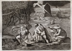 Bibbia di Royaumont, Antico Testamento: Il Diluvio. Il Diluvio inonda tutta la terra. L