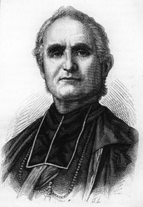 Vescovo Félix Dupanloup (1802-1878), prelato francese, vescovo di Orléans.