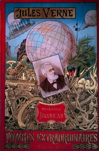 Copertina del libro Mistress Branican di Jules Verne nella collezione Voyages extraordinaires