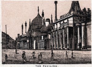 Brighton, Inghilterra: vista del padiglione. in "Il mondo illustrato 168 vedute". Non datato (fine XIX secolo)