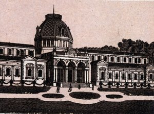 Budapest, Ungheria: vista delle terme sull