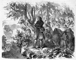 Camisardi nelle Cévennes. Incisione del XIX secolo da Unknown artist