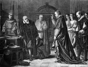 Prigionia di Galileo Galilei (1564 - 1642) al palazzo dell
