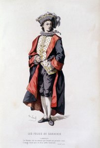 Cardenio in “le follie di Cardenio” (di Pichou nel 1629), in “il teatro francese nel XVI e XVII secolo anteriore a Molière” di Edouard Fournier da Unknown artist