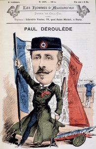 Cartone animato di Paul Déleède (1846-1914), scrittore e politico francese. In “The Men of Today”.
