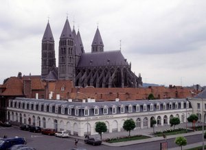 Cattedrale di Tournai (Belgio), vista dall