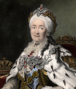 Caterina II La Grande 1729-1796 (incisione) XIX secolo da Unknown artist