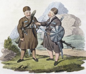 Guerrieri caucasici, inizio XIX secolo