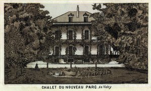 Chalet del nuovo parco di Vichy (Allier e regione dell