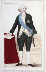 Charles Gravier, Conte di Vergennes (1719-1787), statista e diplomatico francese da Unknown artist
