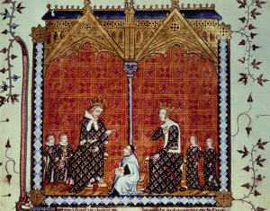 Carlo V il Saggio e Giovanna di Borbone, circondati dai loro figli da Unknown artist