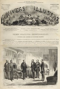 Castello di Saint-Cloud Napoleone III riceve Juan Prim (generale e statista spagnolo) da Unknown artist