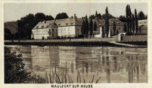 Castello di Waulsort sulla Mosa, Regione Vallona, Belgio