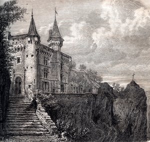 Chateau de la Rochelambert a Saint Paulien da Unknown artist