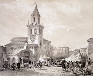 Chiesa della Feria a Siviglia, "Spagna Artistica e Monumentale dei famosi siti e monumenti di Spagna" di Don Genaro Perez de Villa da Unknown artist