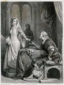 Clarisse de Somerghem. Incisione del XIX secolo.