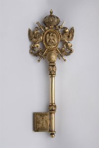 Chiave di Chambellan, Messico. Periodo del Re Massimiliano I (1832-1867).
