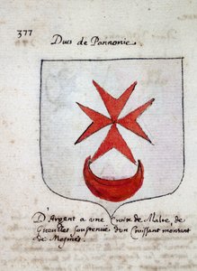 Stemma del Duca di Pannonia - sd XIX secolo da Unknown artist