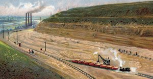 Costruzione del canale Albert negli anni 