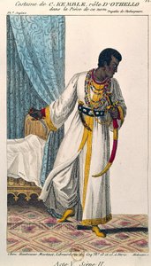 Costume del comico Charles Kemble (1775-1854) nel ruolo di Otello nell