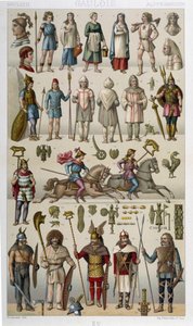 Costumi, armature e armi dei Galli e dei loro guerrieri da Unknown artist
