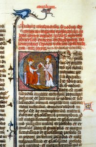 Concilio di Calcedonia, 451 - Miniatura del Medioevo (rif. 365, 428r). Biblioteca di Tolosa (tel: 05 62 27 66 66) da Unknown artist