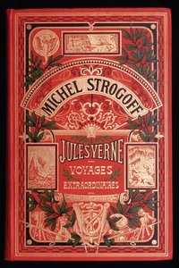 Copertina del libro di Jules Verne "Michel Strogoff", ed. Hetzel da Unknown artist
