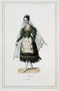 Dama di Messico - in “I diversi popoli della terra” di Padre Paul Jonhanneaud da Unknown artist