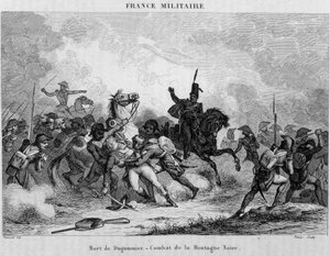 Morte di Dugommier - Combattimento della Montagna Nera contro gli spagnoli da Unknown artist