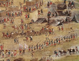 Dettaglio delle truppe di Richelieu durante l