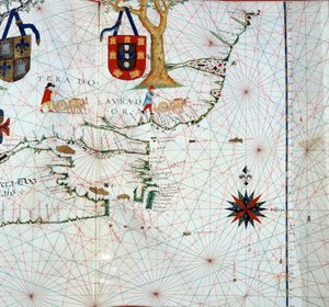Dettaglio di una mappa del Labrador (Markland), Canada orientale da Unknown artist