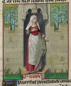 (dettaglio) Figura allegorica di Avarice, da 