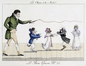 Domatore di cani - in "Le Bon Genre", inizio XIX secolo