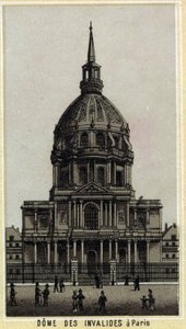 Cupola degli Invalides a Parigi. Cromolitografia della fine del XIX secolo